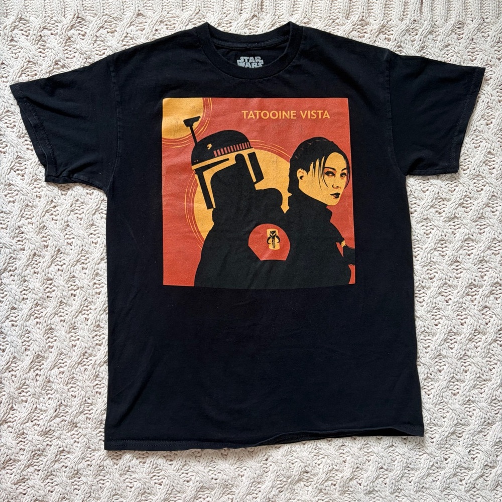 Star Wars MAD Engine T-Shirt - Tatooine Vista Pattern - Size Unisex Medium